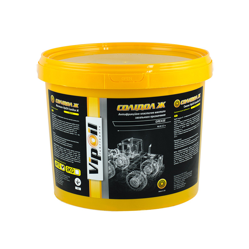 Мастило VipOil Солідол Жировий , 4 кг